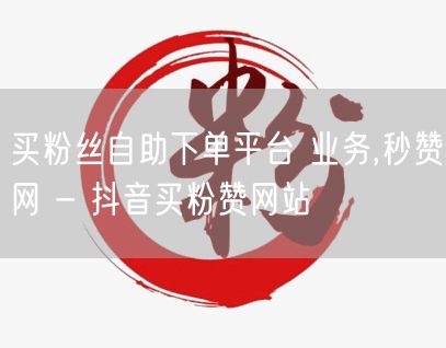 买粉丝自助下单平台 业务,秒赞网 - 抖音买粉赞网站