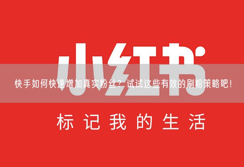 快手如何快速增加真实粉丝？试试这些有效的刷粉策略吧！